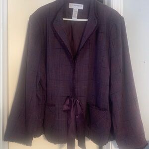 Sag Harbor Women's Purple Blazer